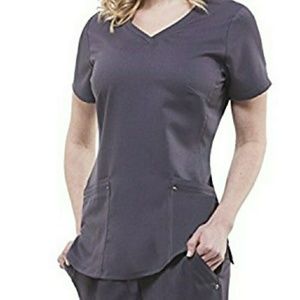 Nwt healing hands purple label yoga scrub top